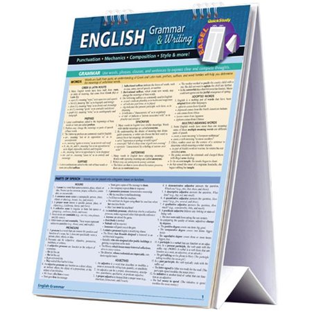 BARCHARTS English Quickstudy Easel 9781423225775